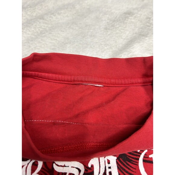 Vtg Y2K Harsh Time Cyper Gothic Wings Skull Graphic T-Shirt Size XL - 2XL - Picture 5 of 8